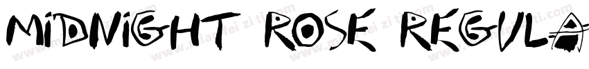 Midnight Rose Regula字体转换